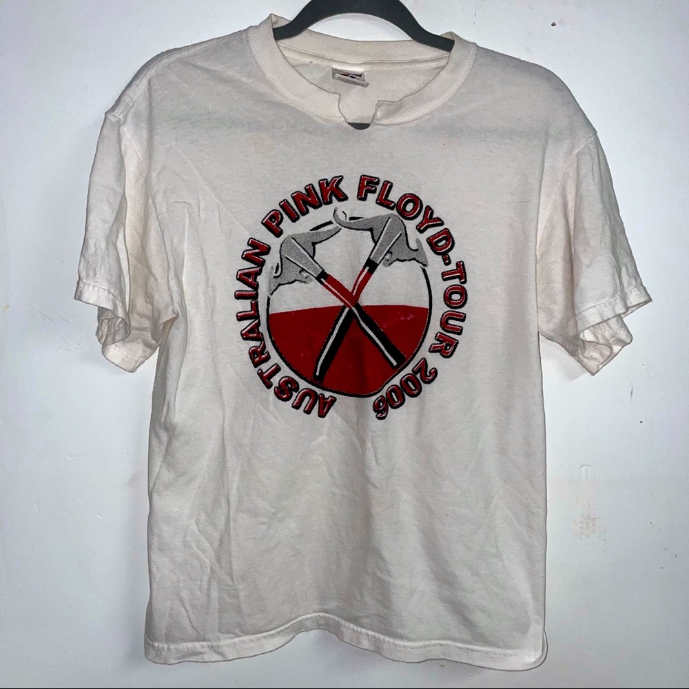 Australian Pink Floyd white tour t-shirt men’s medium unisex